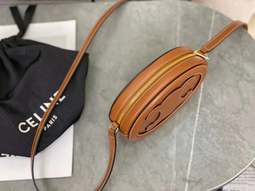 Celine Mini Handbag Brown Soft Leather 16×12.5x4cm product view 3