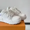 Louis Vuitton Men White Sneakers — Chunky Tread Sole product view 5