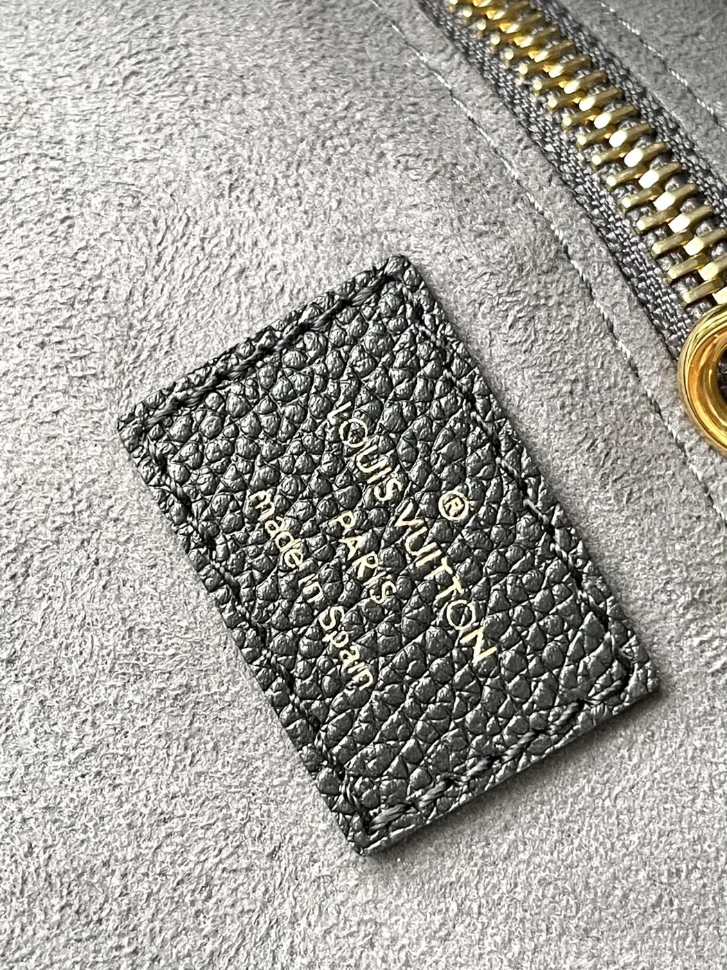 Louis Vuitton Neverfull MM In Black Cream Monogram Empreinte Leather Bag product view 7