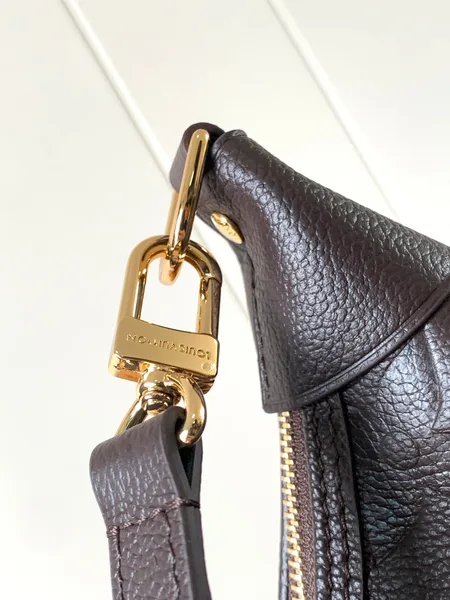 Louis Vuitton Loop Hobo 38 In Dark Brown Monogram Calfskin Embossed Logo Bag product view 6