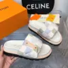 Louis Vuitton Women Multi Color Patterned Fabric Slippers product view 3