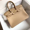 Hermès Birkin Beige Togo 25 Gold Hardware Bag product view 1