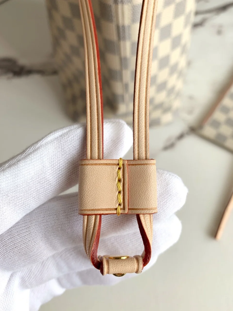 Louis Vuitton Neverfull Caro Pattern 32x29x17cm Bag with Pink Lining product view 2