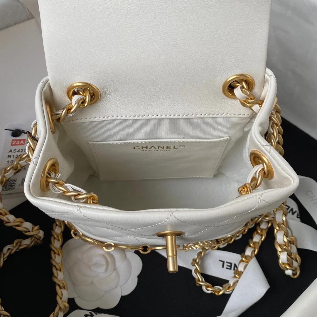 Chanel Charm Mini Backpack Lock Handle Plated 18 cm product view 5