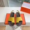 Hermès Women Yellow Leather Sandals product view 5