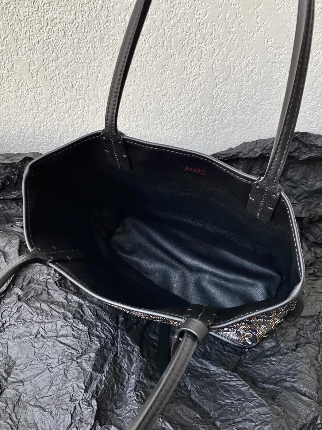 Goyard Goyardine Reversible Mini Anjou Black 1661918 Bag product view 5