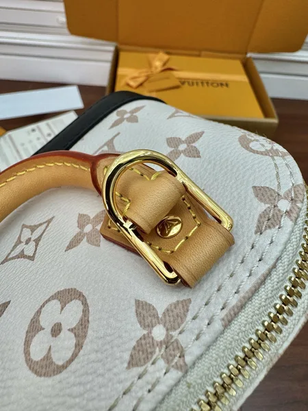 Louis Vuitton Nano Alma handbag in Monogram Dune canvas product view 3