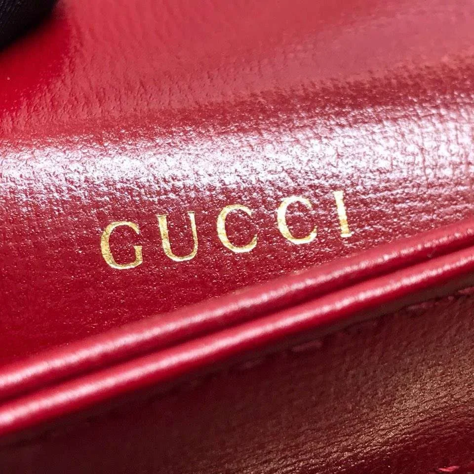 Gucci 1955 Horsebit Women’s Handbag Smooth Red Leather 25 cm product view 9