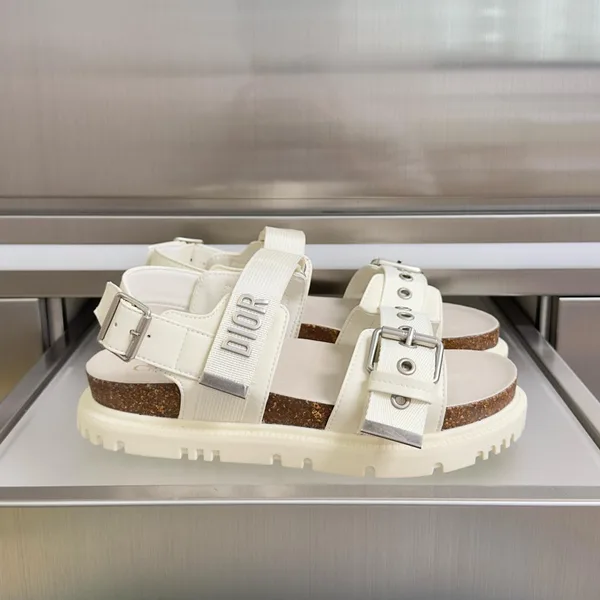 Dior Act Model Sandal In White product view 2