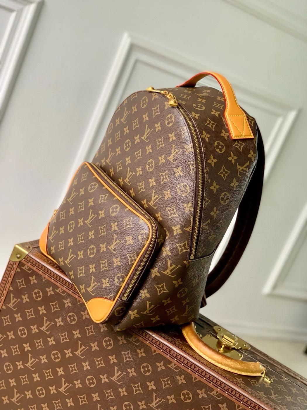 Louis Vuitton Discovery Cargo Backpack in Monogram canvas product view 6