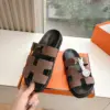 Hermès Women Brown Suede Sandals product view 6