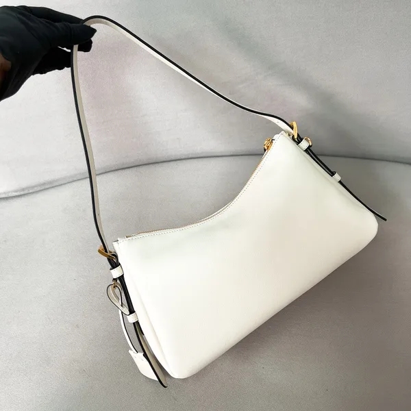Prada Medium Aimée Shoulder Bag | White product view 3