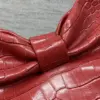 Dior Bow Bag Small Red Crocodile-Embossed product view 5