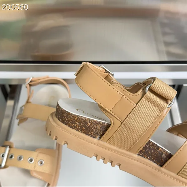 Dior Act Sandals — Tan product view 3