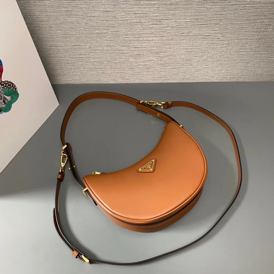 Prada Arque Small Leather Shoulder Bag product view 3