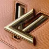 Louis Vuitton Twist Mini Orange Handbags 23x17x9cm product view 3
