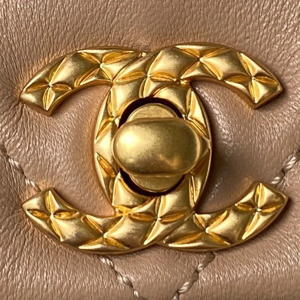 Chanel Woc Brown Handbags Pearl Handle Plated .5×14.5x5cm product view 2