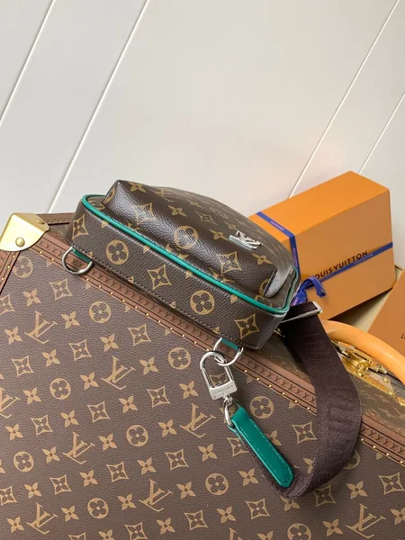 Louis Vuitton Avenue Slingbag 31 In Brown Mix Green Damier Graphite Canvas Bag product view 6