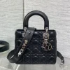 Dior Lady Dior Small Black Silver Hardware Bag product view 1