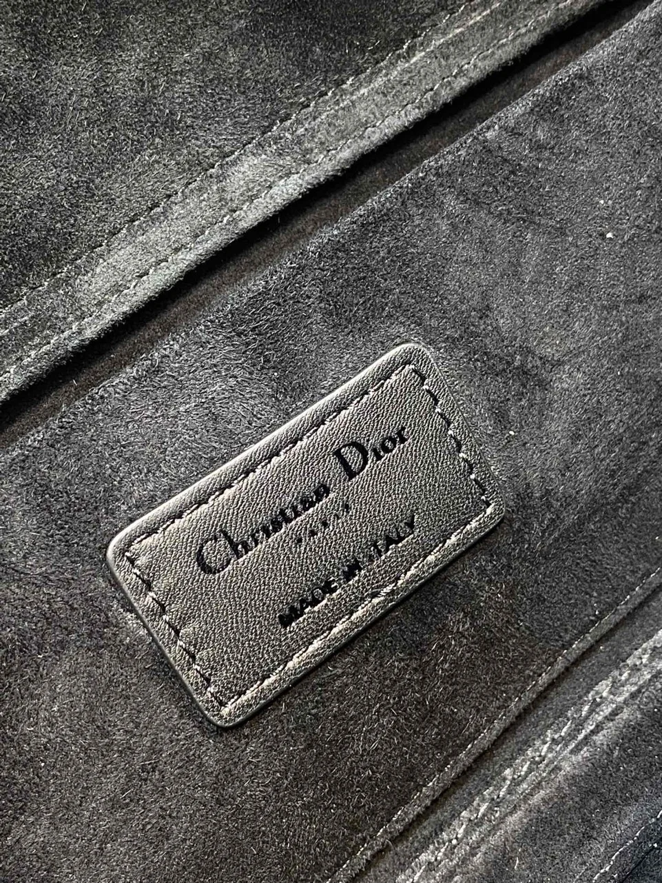 Dior D-Joy Black Handbag With Star Studs 26 cm product view 8