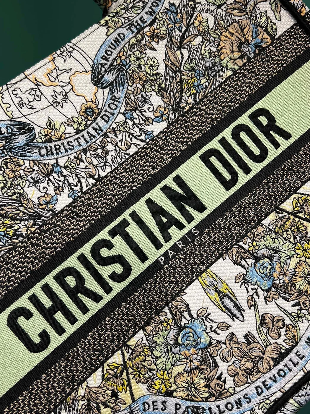 Dior Book Tote 36 cm — Multicolor Ornamental Pattern product view 5