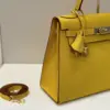 Hermès Kelly 25 Lime Fluo Yellow Epsom Gold Hardware Bag product view 2