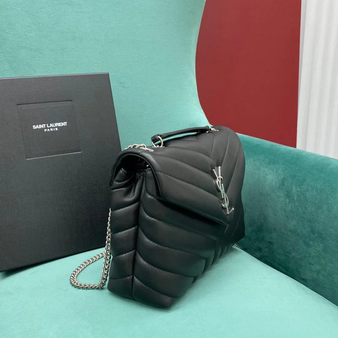 Saint Laurent Loulou Small with Silver hard Bag product view 3
