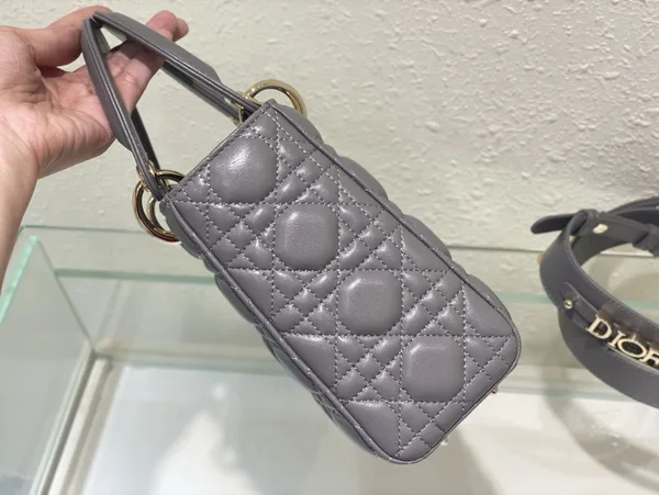 Dior Lady Abc Gray Handbag 20 cm product view 5