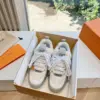 Louis Vuitton Women White Mesh And Leather Sneakers product view 3