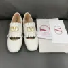 Valentino Women White Fringe Loafers with Block Heel product view 3