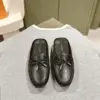 Louis Vuitton Women Black Leather Mules — Bow Detail product view 1