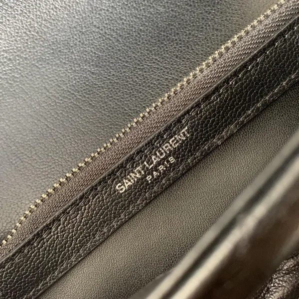 Saint Laurent College Medium Quilted Leather Bag product view 4