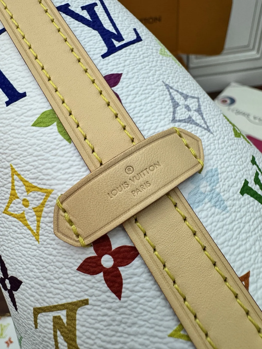Louis Vuitton x Takashi Murakami CarryAll PM bag product view 5