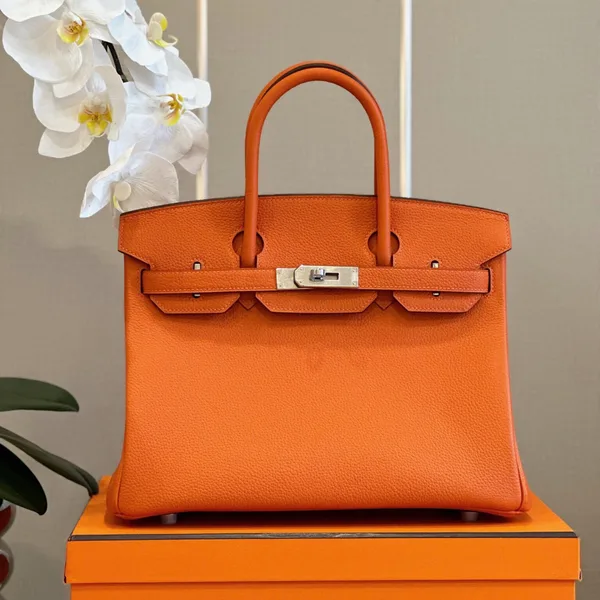 Hermès Birkin 30 Orange Palladium Hardware Bag product photo