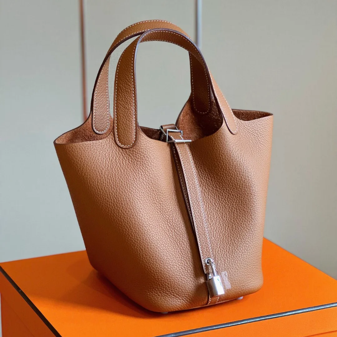 Hermès Picotin 18 Brown Silver Hardware Bag product view 1