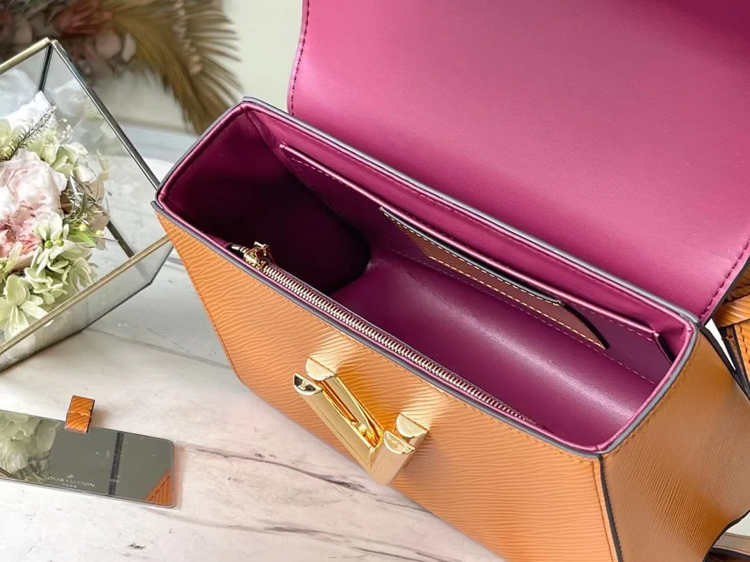 Louis Vuitton Twist Mini Orange Handbags 23x17x9cm product view 5