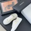 Chanel Women White Canvas Lace-Up Sneakers product view 4