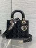 Dior Small Lady Dior bag in Black Patent product view 1