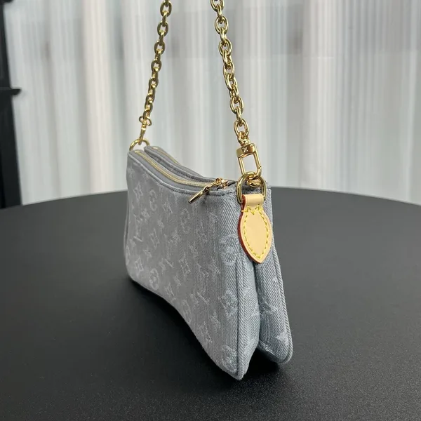 Louis Vuitton Liv Pochette in Washed Denim Bag product view 7