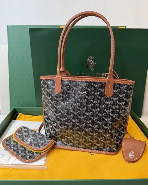 Goyard Mini Anjou Brown Bag product photo