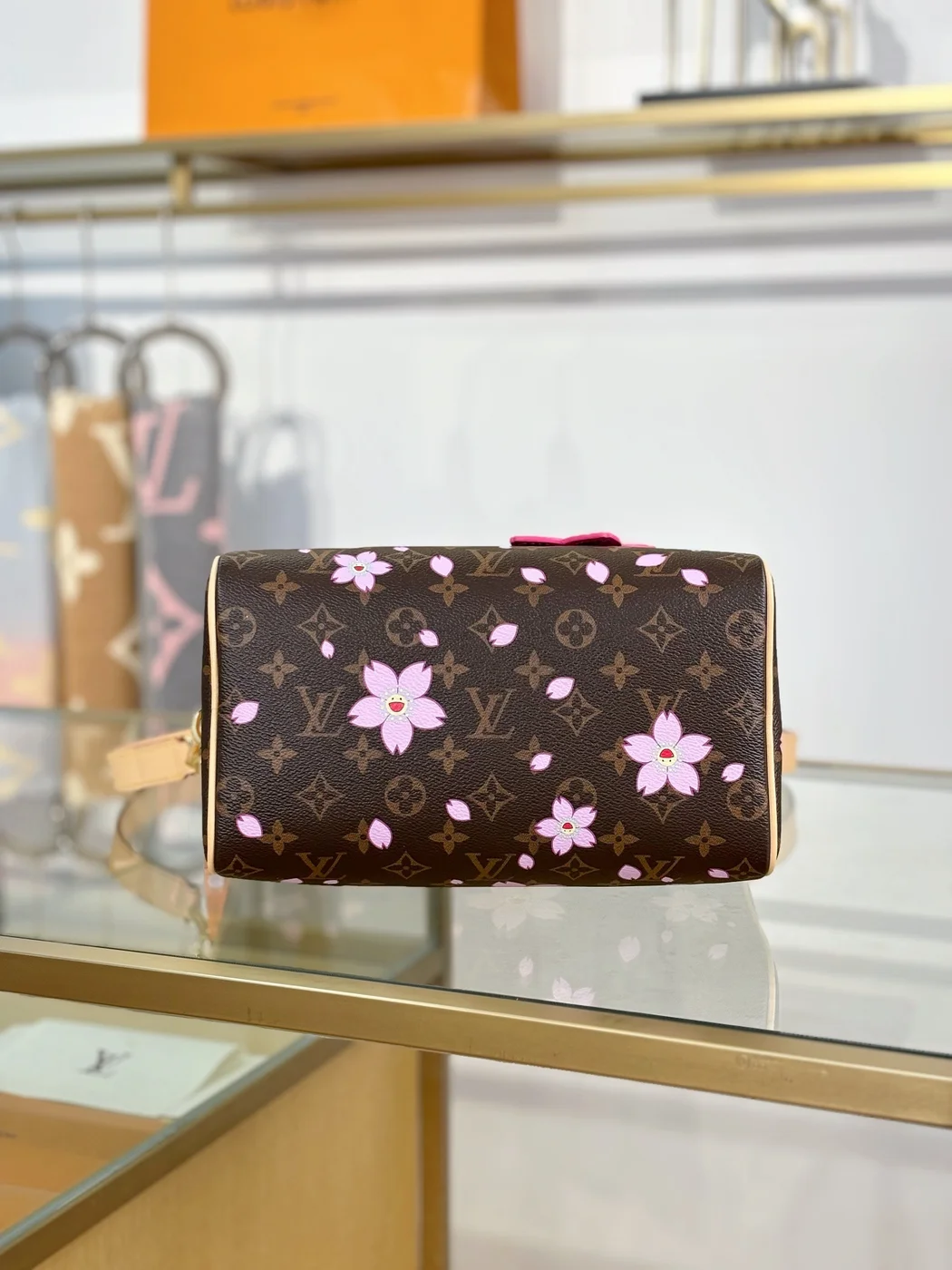 Louis Vuitton x Takashi Murakami Monogram Cherry Blossom Speedy Bandoulière 25 Bag product view 3