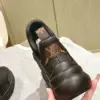 Louis Vuitton Women Black Leather Sporty Chunky Sneakers product view 2