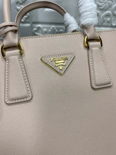 Prada Pra Galleria 32 Bag In Beige Saffiano Leather product view 4