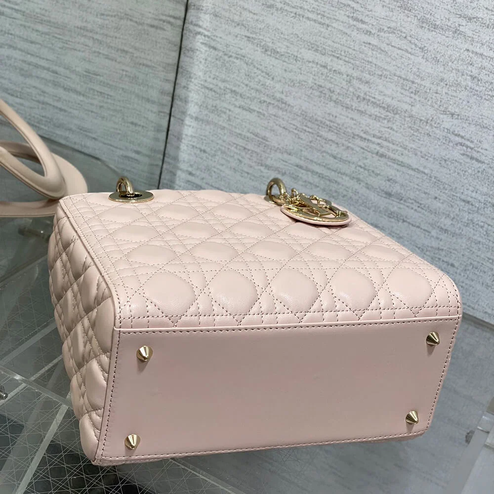 Dior Medium Lady Dior Bag — Pale Pink product view 3
