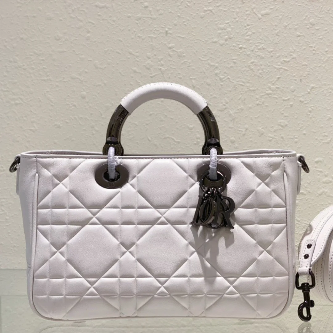 Dior Lady Women’s Handbag Light Purple 24x18cm product view 1
