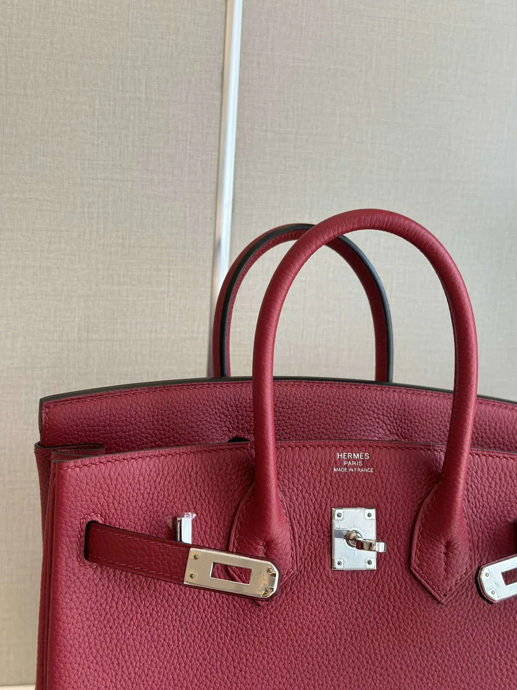 Hermès Birkin Phw Da Togo Handbags Dark Red 25 cm product view 3