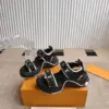 Louis Vuitton Women Black Synthetic Monogram Strap Sandals product view 4