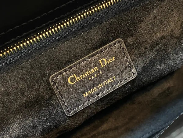 Dior Lady Handbag with Beaded Pattern 24 cm product view 2