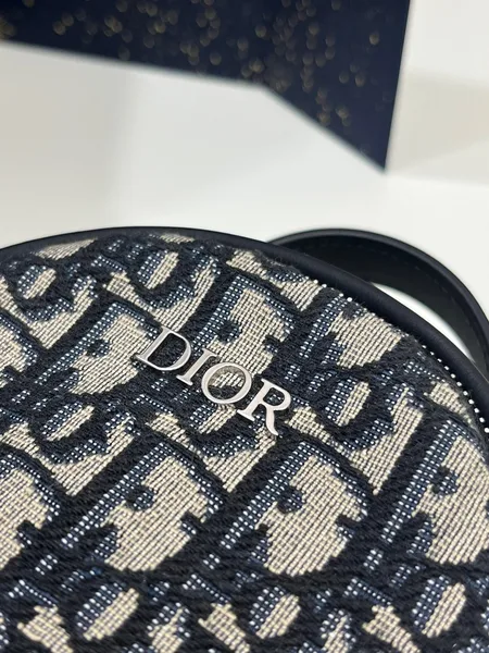 Dior Mini Bag – Oblique Pattern Fabric (24x10x16cm) product view 4