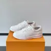 Louis Vuitton Men White Sneakers — Patterned Panels product view 3